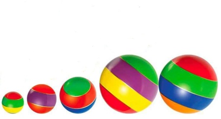 Купить Мячи резиновые (комплект из 5 мячей различного диаметра) в Тихвине 